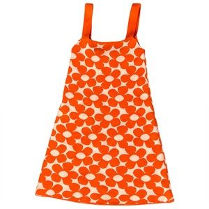 Zara Orange Flowers Mini Dress